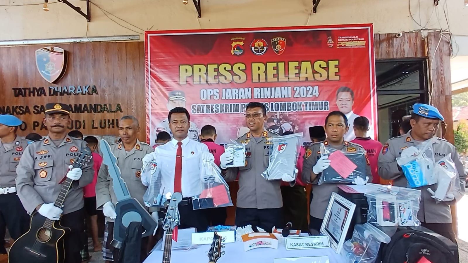 Operasi Jaran Rinjani 2024, Polisi Tangkap 103 Pelaku Kejahatan