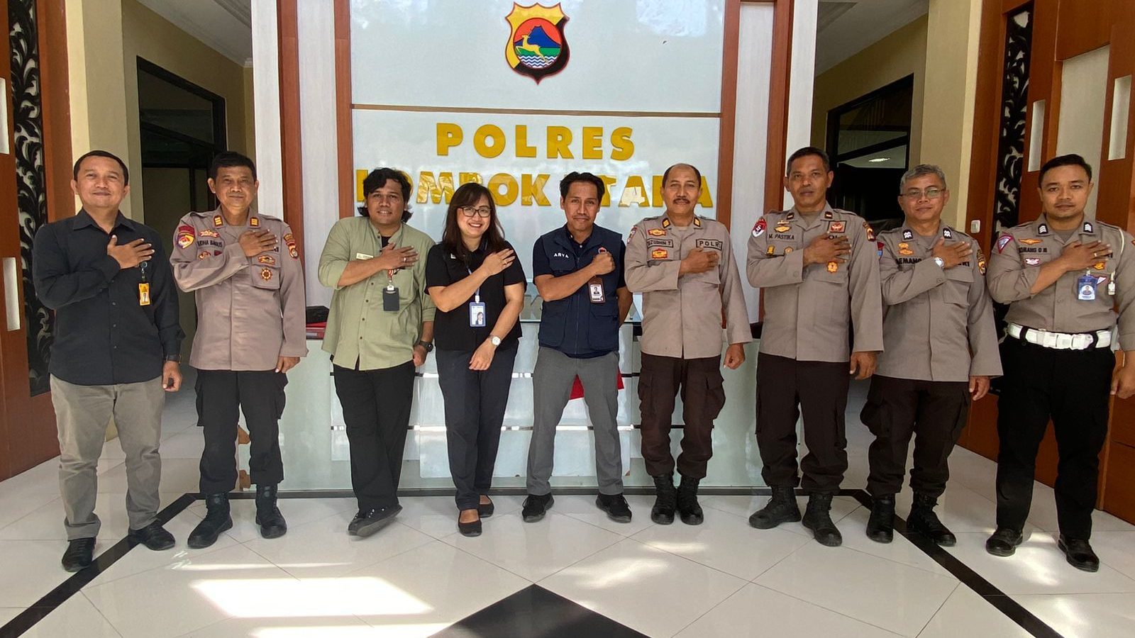 Ombudsman RI Kunjungi Polres Lombok Utara