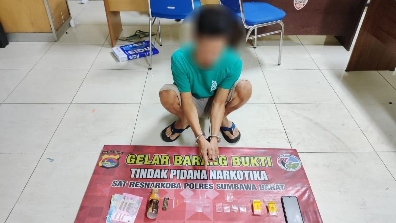 Ringkus Pengedar Sabu, Kapolres Sumbawa Tak akan Berhenti Kikis Peredaran Narkotika