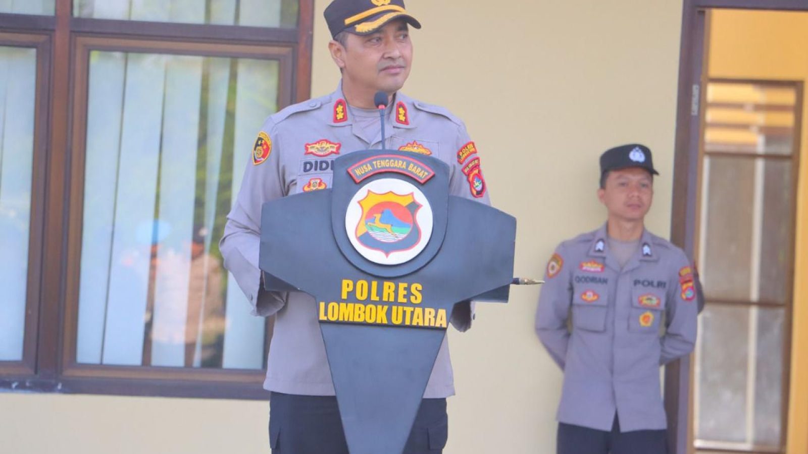 Kerja ikhlas, Penekanan Kapolres Lombok Utara 