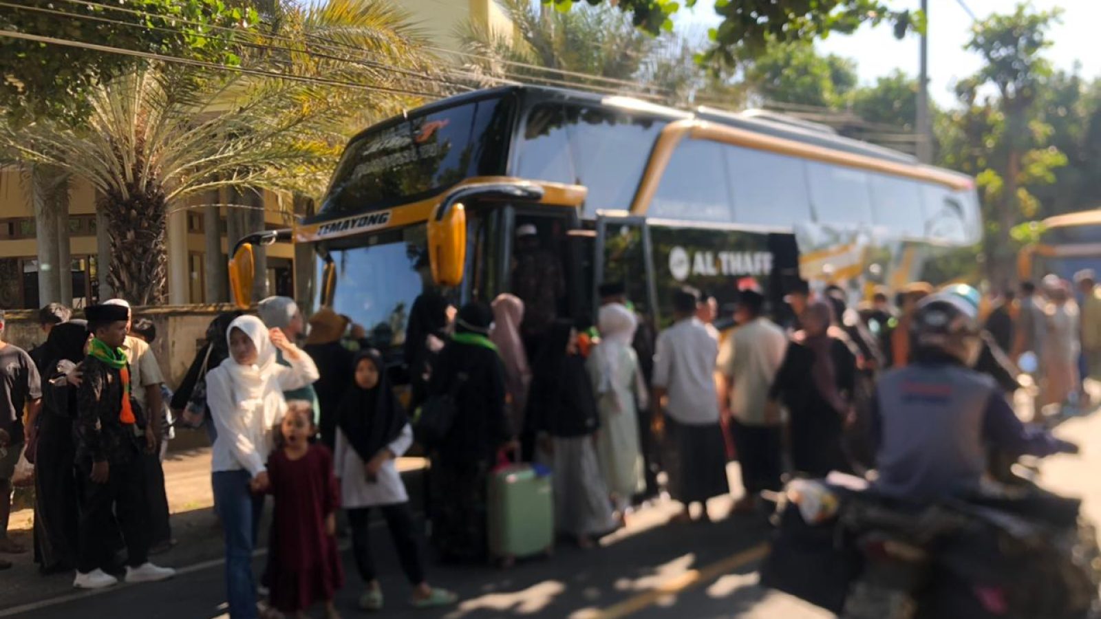 Polsek Tanjung Berikan Pengamanan Calon Jemaah Umroh