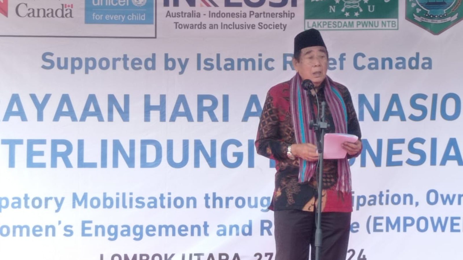 Di Hari Anak Nasional, Bupati KLU Tunjukkan Komitmen Perlindungan Anak