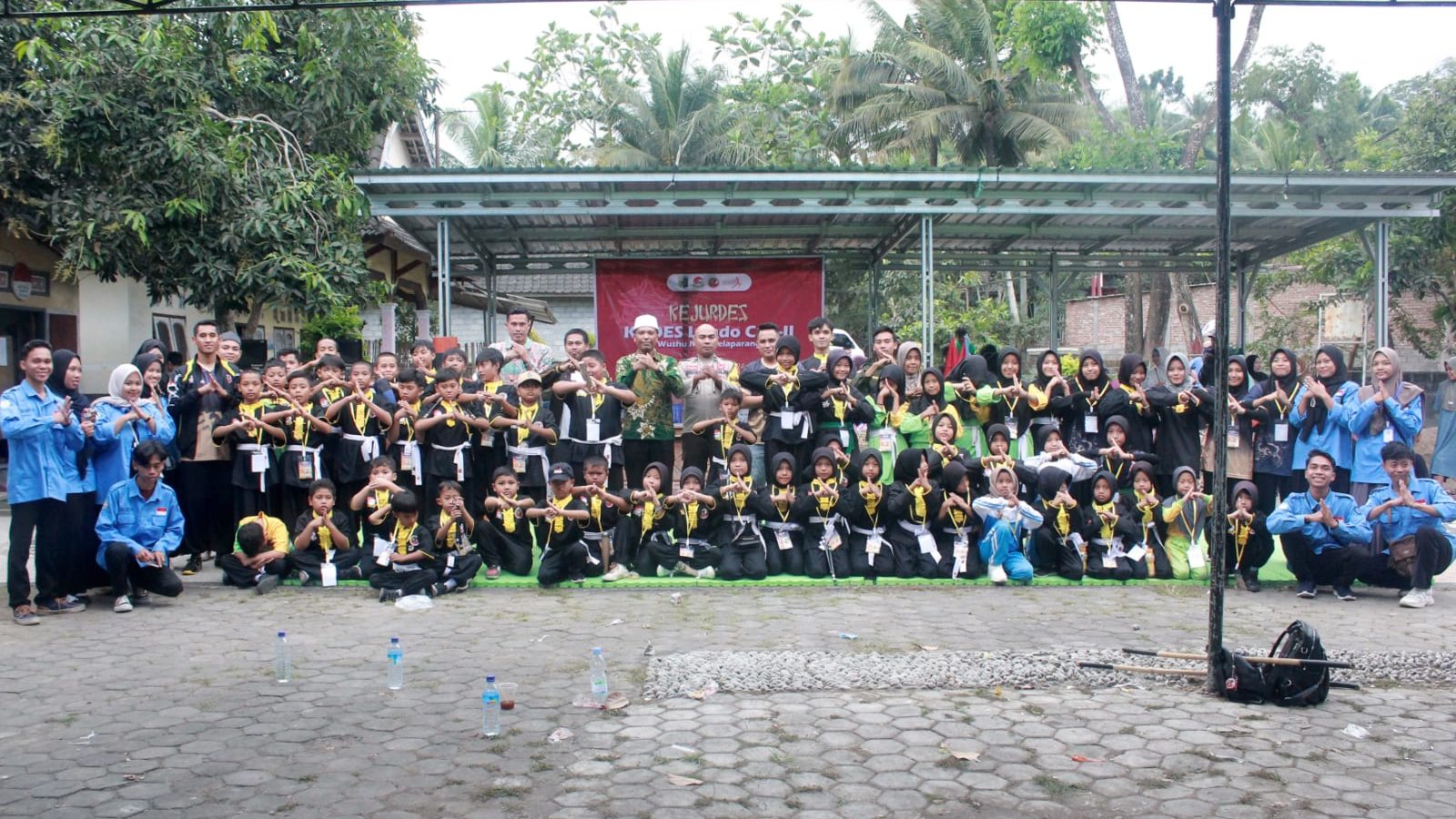 Kejurdes Wushu Tingkat Pelajar Desa Lando Diikuti 70 an Atlet