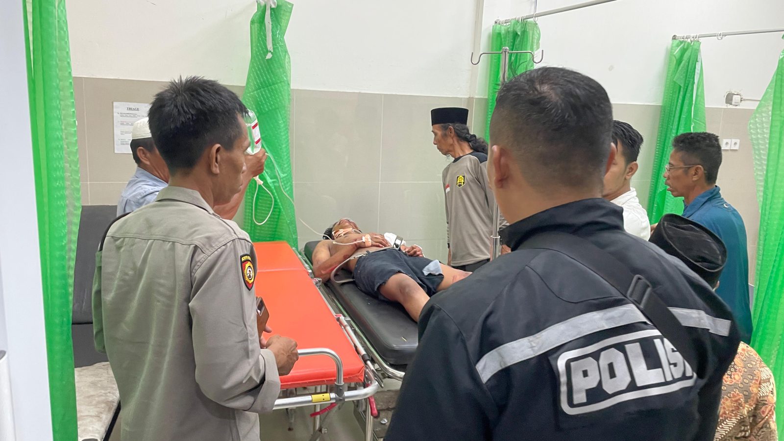 Semula Diduga Korban Begal, Ternyata Laka Lantas Tunggal, Polsek Pujut Datangi TKP