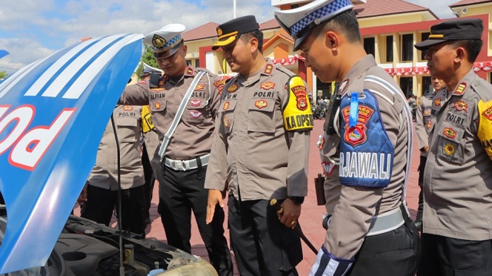 Jelang Pilkada 2024, Polres Sumbawa Periksa Ranmor Dinas