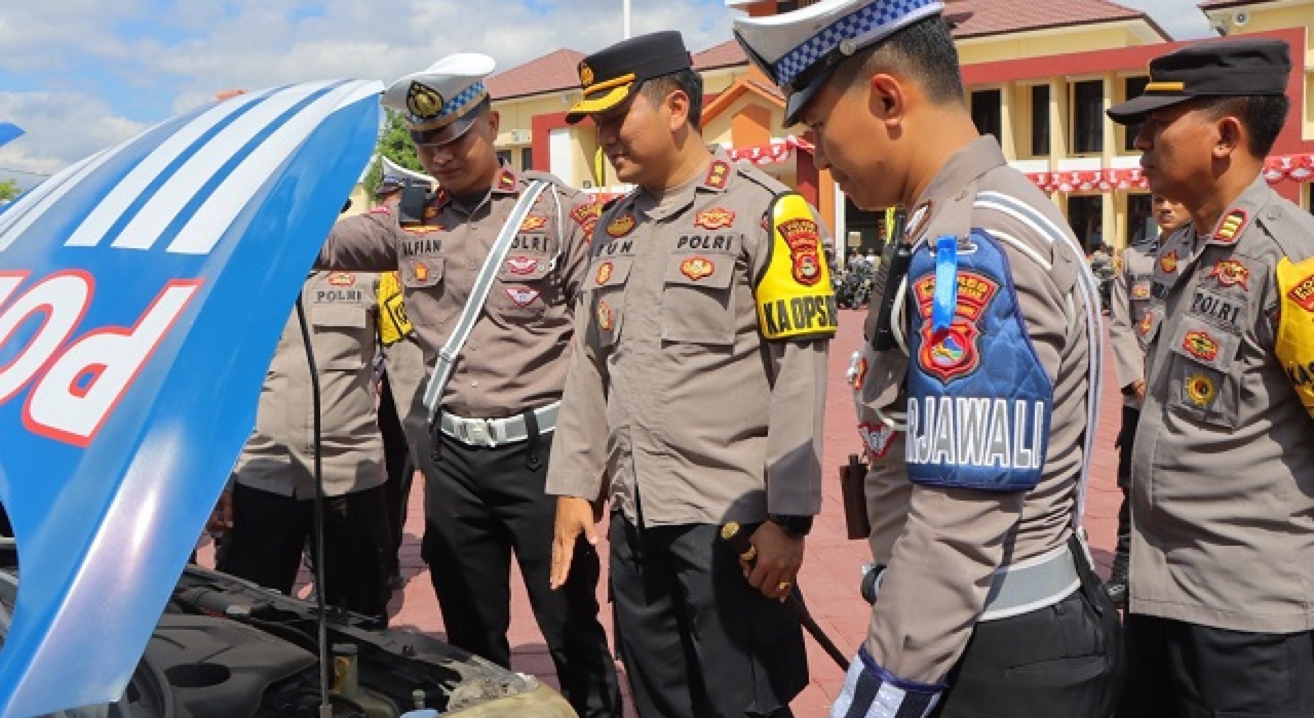 Jelang Pilkada 2024, Polres Sumbawa Periksa Ranmor Dinas