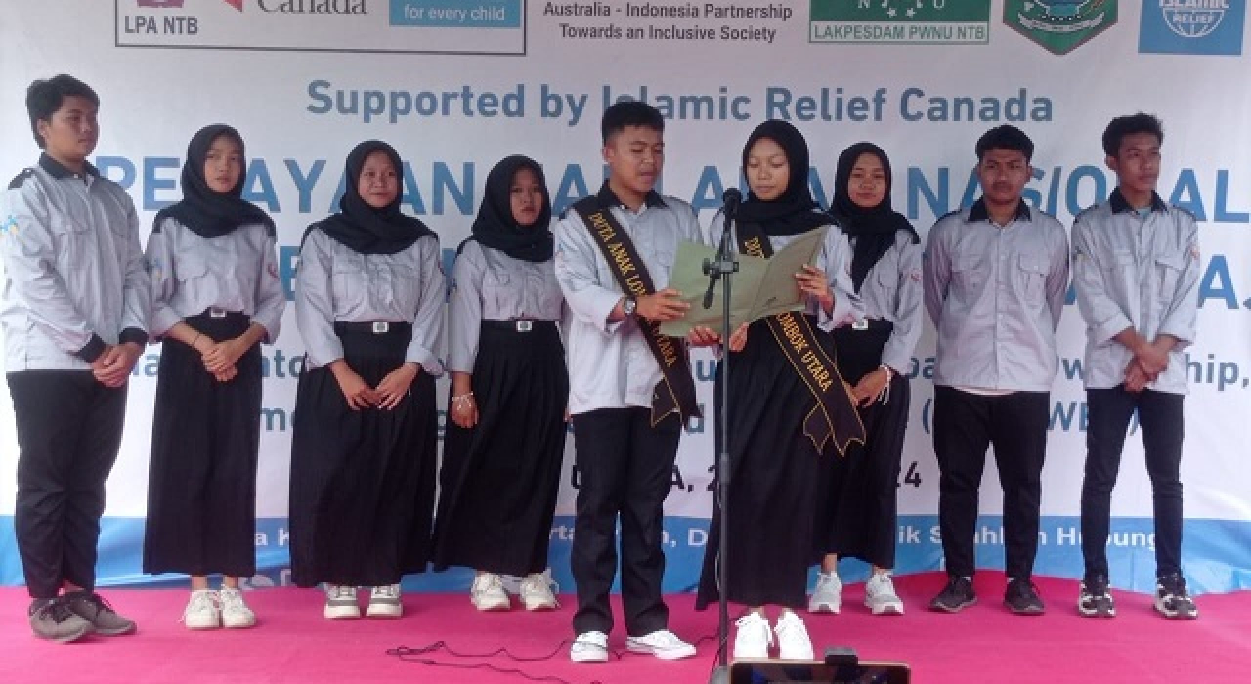 Forum Anak Lombok Utara Sampaikan 13 Point Suara Anak pada HAN 2024