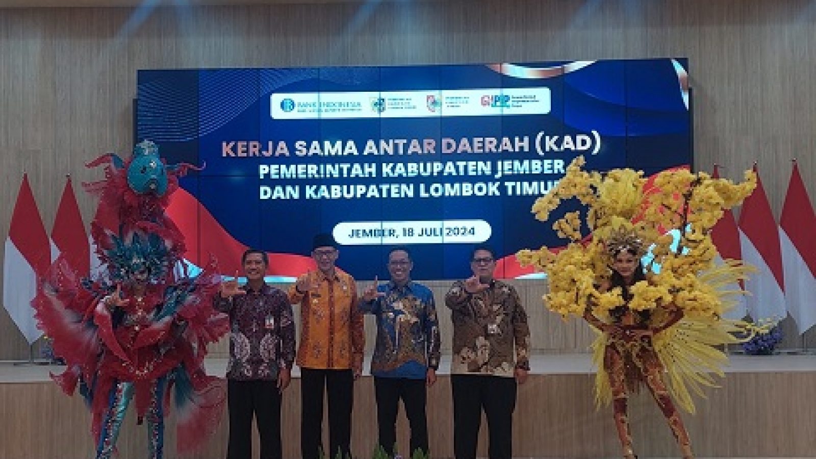 Dorong Klaster Cabai, Pj Bupati Lotim Teken MoU dengan Bupati Jember