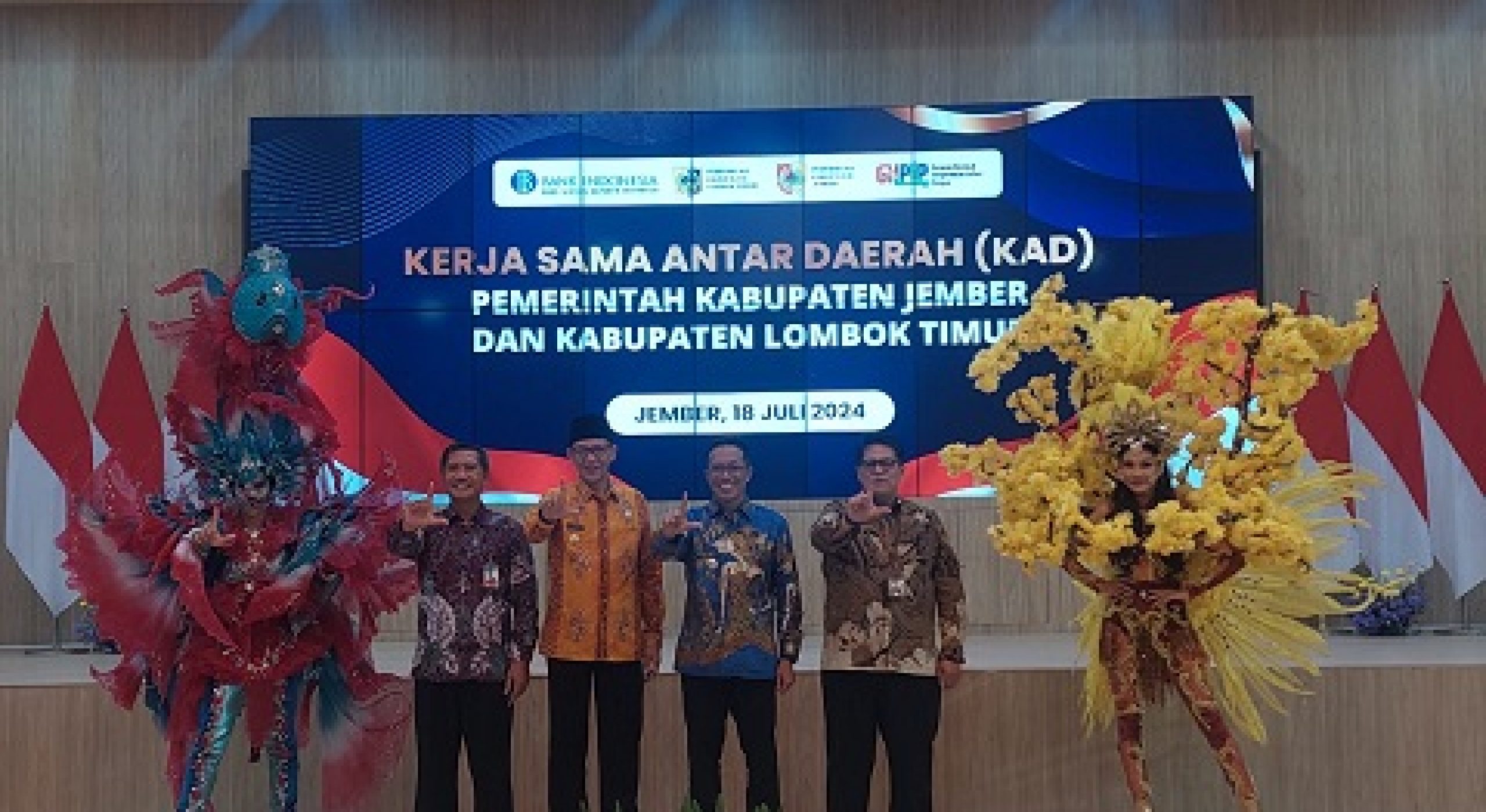 Dorong Klaster Cabai, Pj Bupati Lotim Teken MoU dengan Bupati Jember