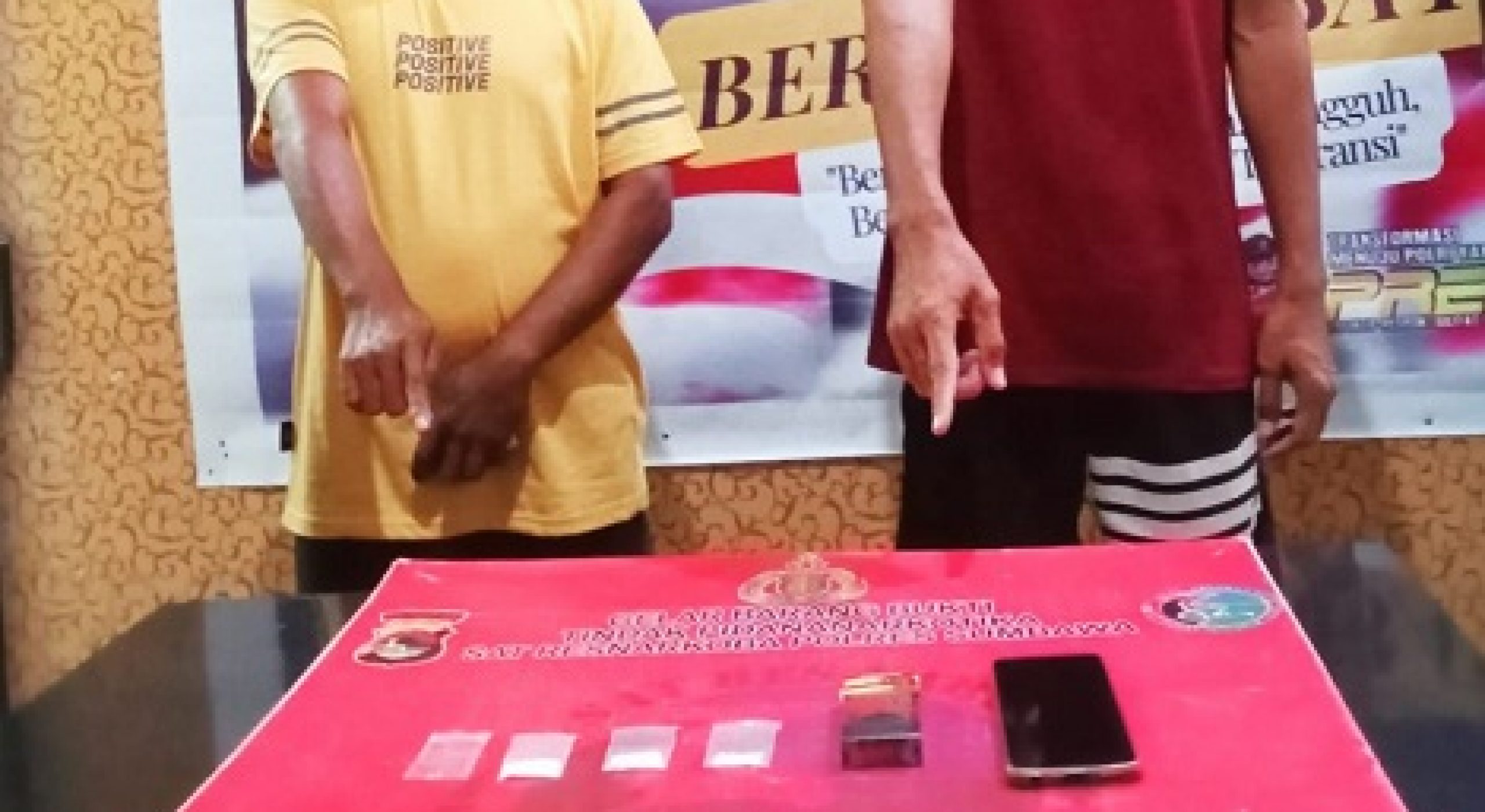 Satresnarkoba Polres Sumbawa Amankan 2 Terduga Pelaku Penyalagunaan Narkotika di Lopok