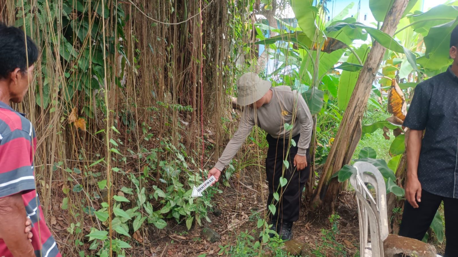 Tega! Bayi Perempuan Masih Hidup Dibuang di Kebun