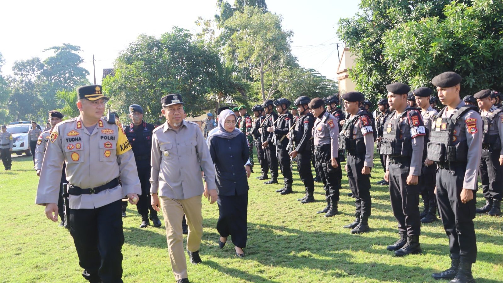 Polres Bima Kota Gelar Apel Pasukan Gatari Gabungan