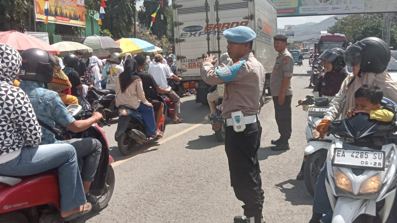 Polsek Rasanae Barat  Antisipasi Jam Rawan Siang