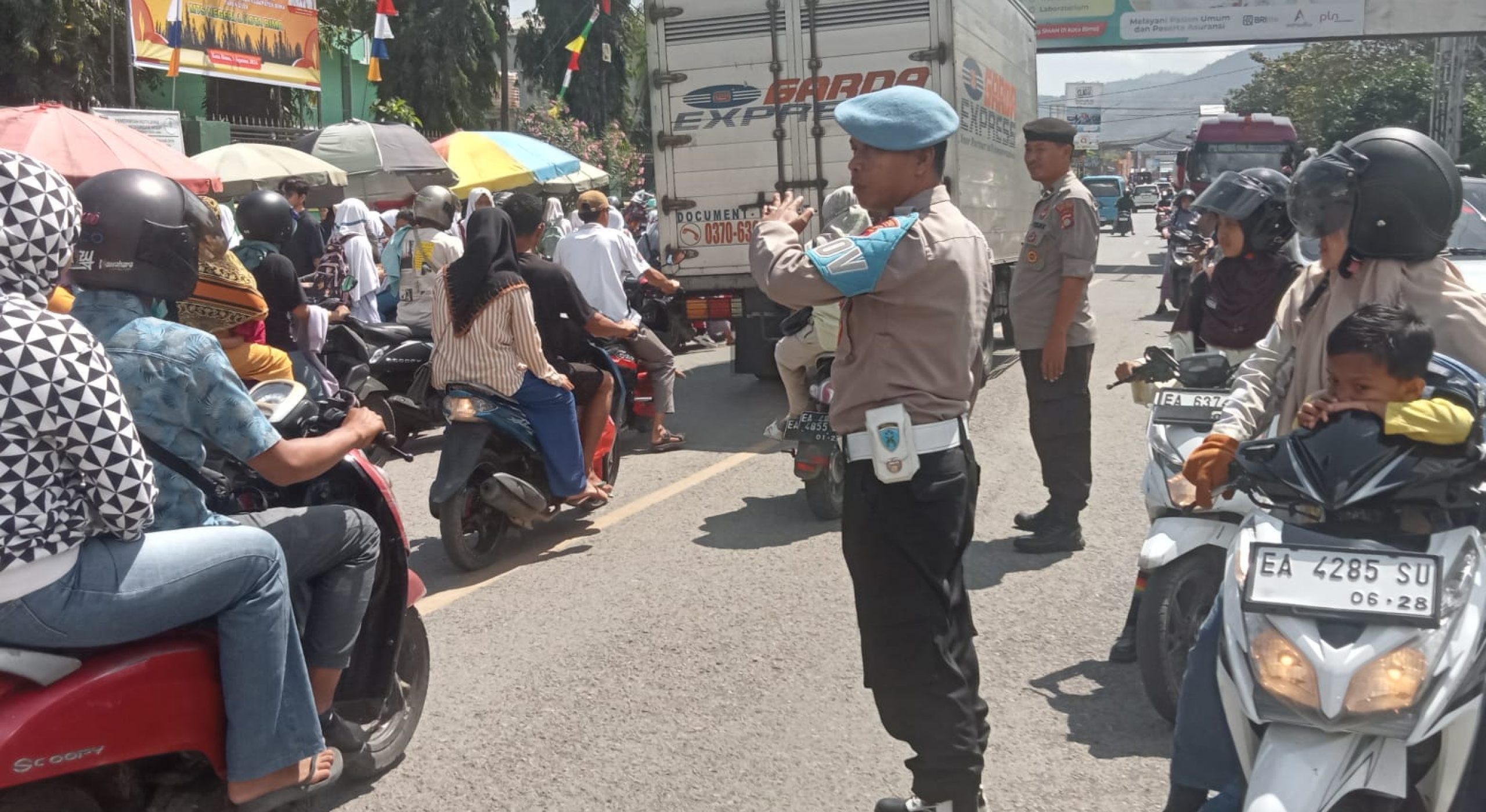 Polsek Rasanae Barat  Antisipasi Jam Rawan Siang