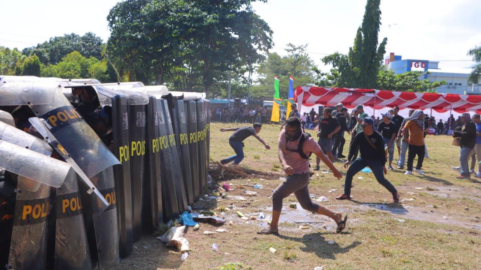 Sispamkota Polres Lombok Utara Hadapi Pemilukada 2024