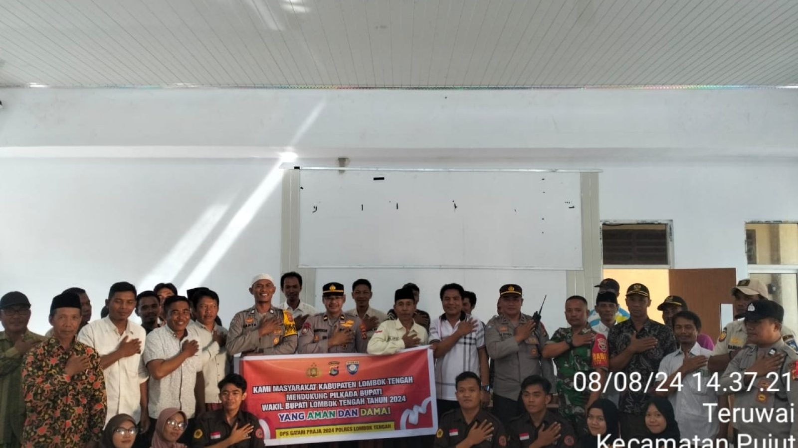 Ciptakan Pilkada Damai 2024, Polres Loteng Gandeng Toda Toga