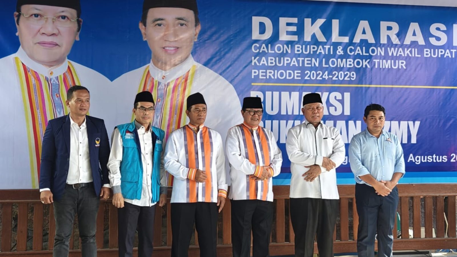 Hadiri Deklarasi; Sukiman Minta Simpatisan dan Pendukungnya Menangkan Paslon RAMAH