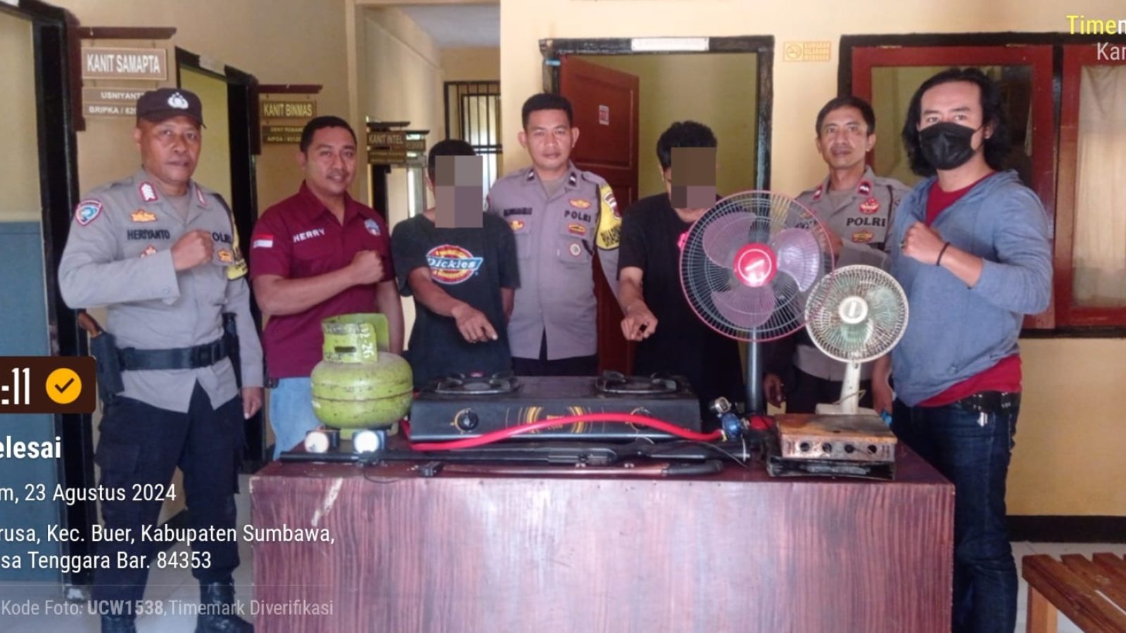 Rumah Tambak Udang Dicolong, Dua Terduga Pelaku “Dicokok” Polisi