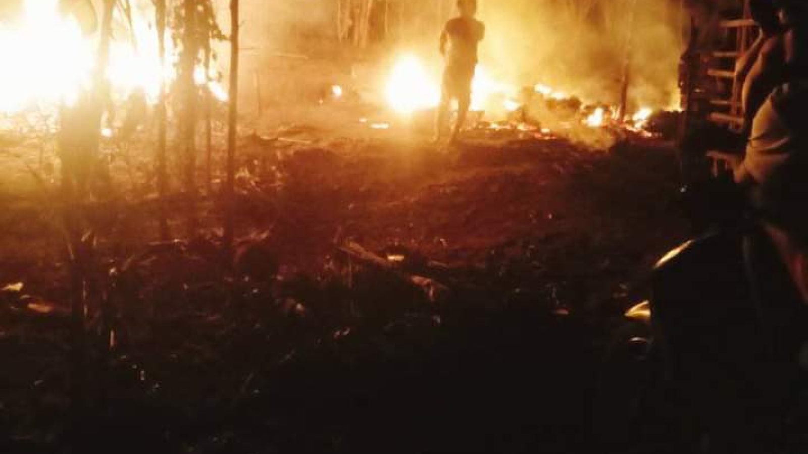 Bayan Kebakaran Lagi, Polsek Gelar Olah TKP