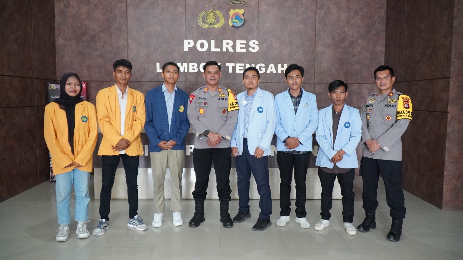 Polres Loteng Bersama Mahasiswa Siap Wujudkan Pilkada Damai 2024