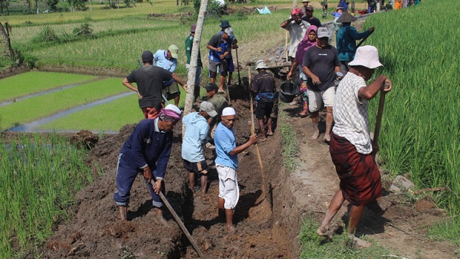 Dandim 1615/Lotim Apresiasi Semangat Gotong – Royong Warga Desa Loyok