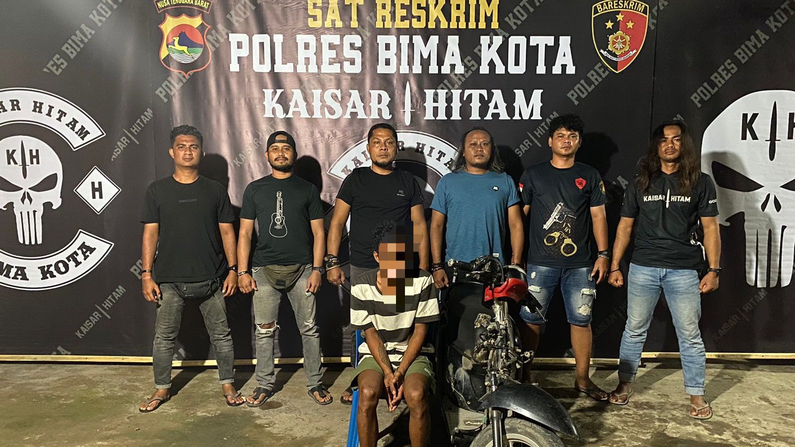 Pelaku Curanmor Ditangkap Tim Puma I Sat Reskrim Polres Bima Kota