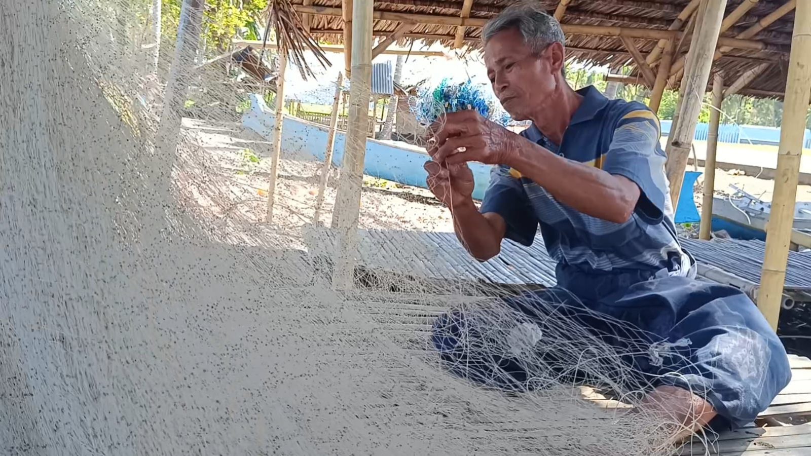 Nelayan Libur Melaut Akibat Cuaca Buruk