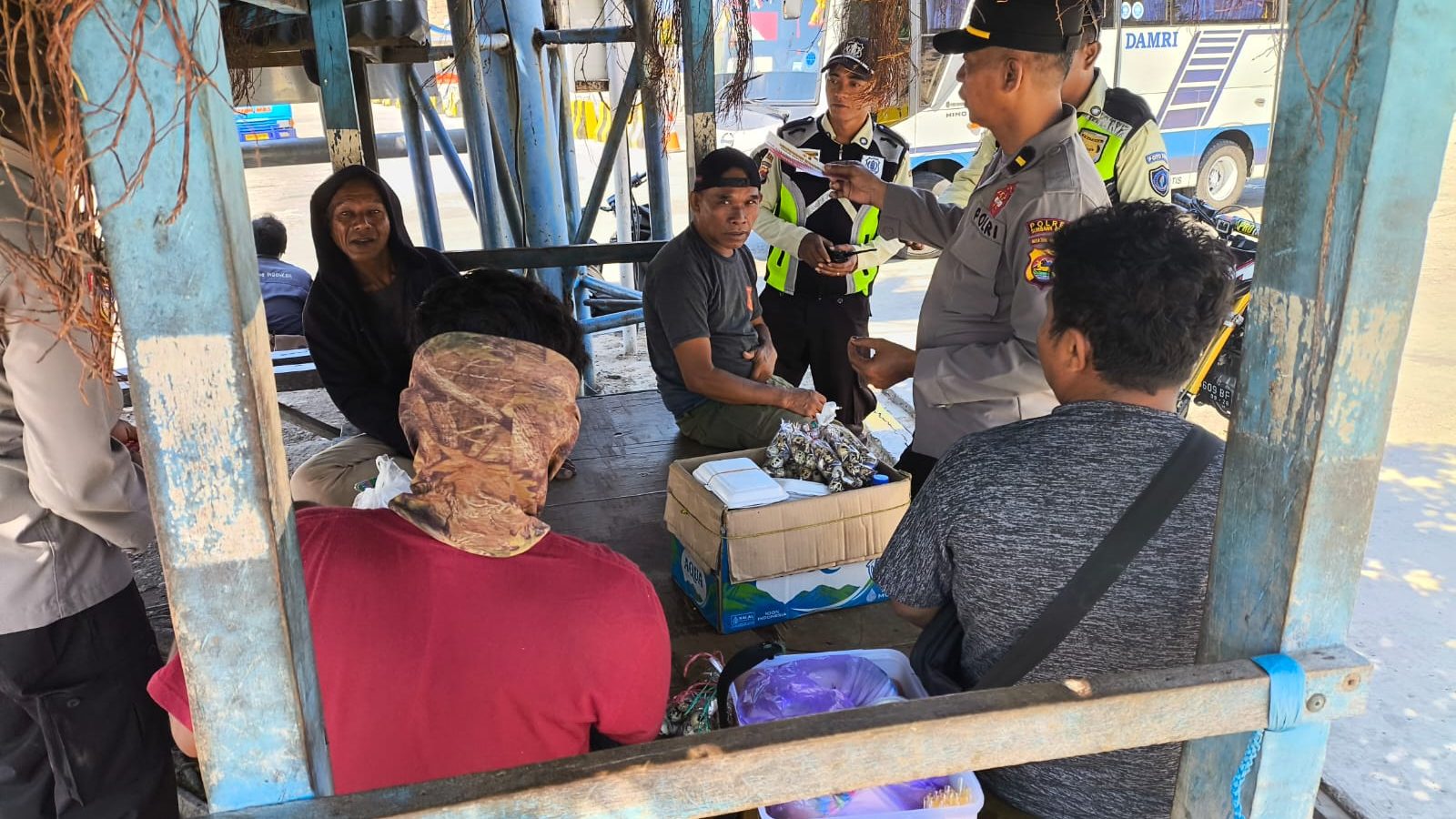 Kelompok  Pedagang di Pelabuhan Diajak Ciptakan Pilkada Damai 2024