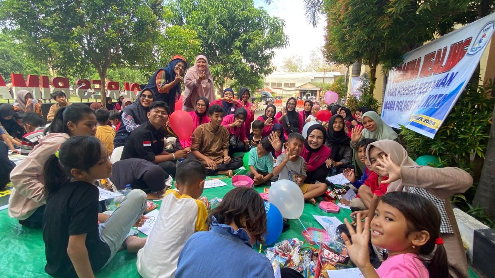 Anak-Anak Korban Kebakaran di Kota Bima Terima Dukungan Psikososial