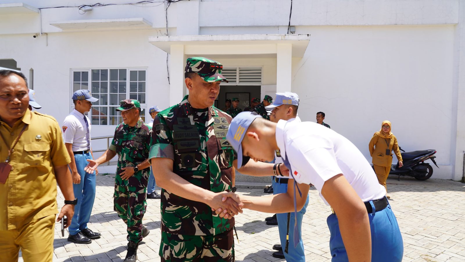 Pangdam Mayjen TNI Rudy Gelar Kunker ke SMA 5 Taruna Brawijaya