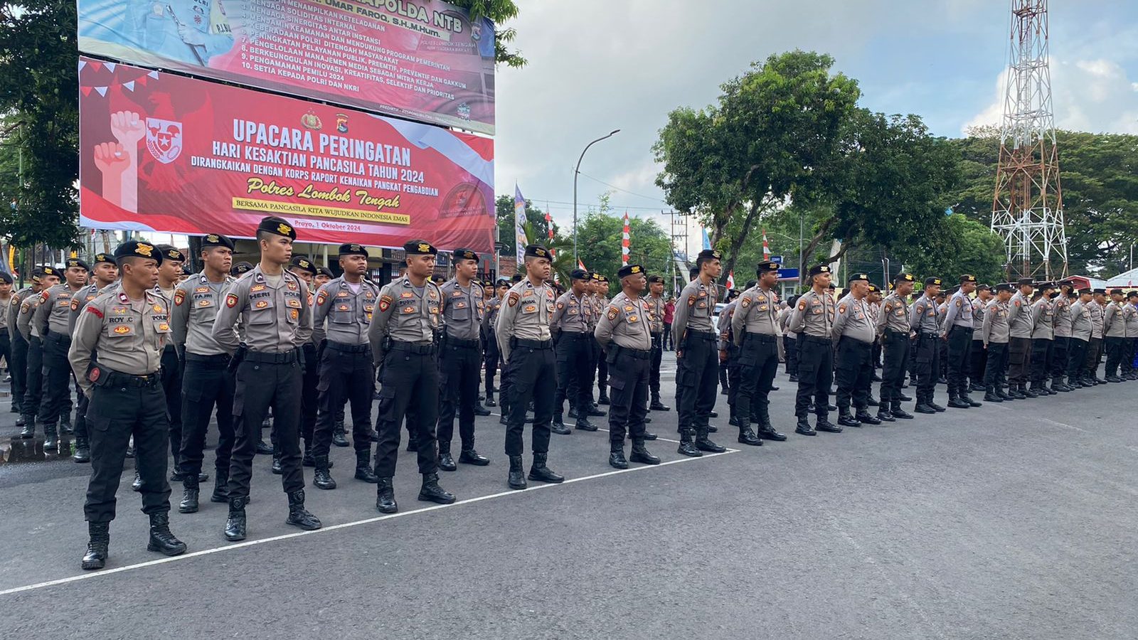 Sebanyak 775 Personel Polres Loteng Amankan Semua Tahapan Pilkada Serentak 2024