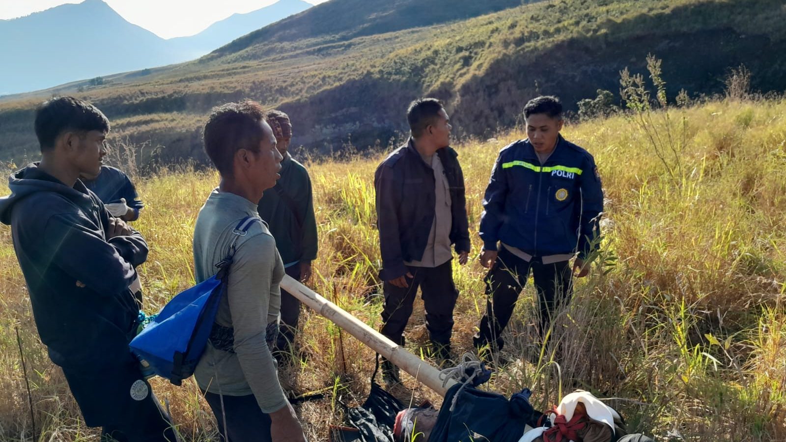 Pendaki Rusia Terjatuh di Lereng Terjal Rinjani