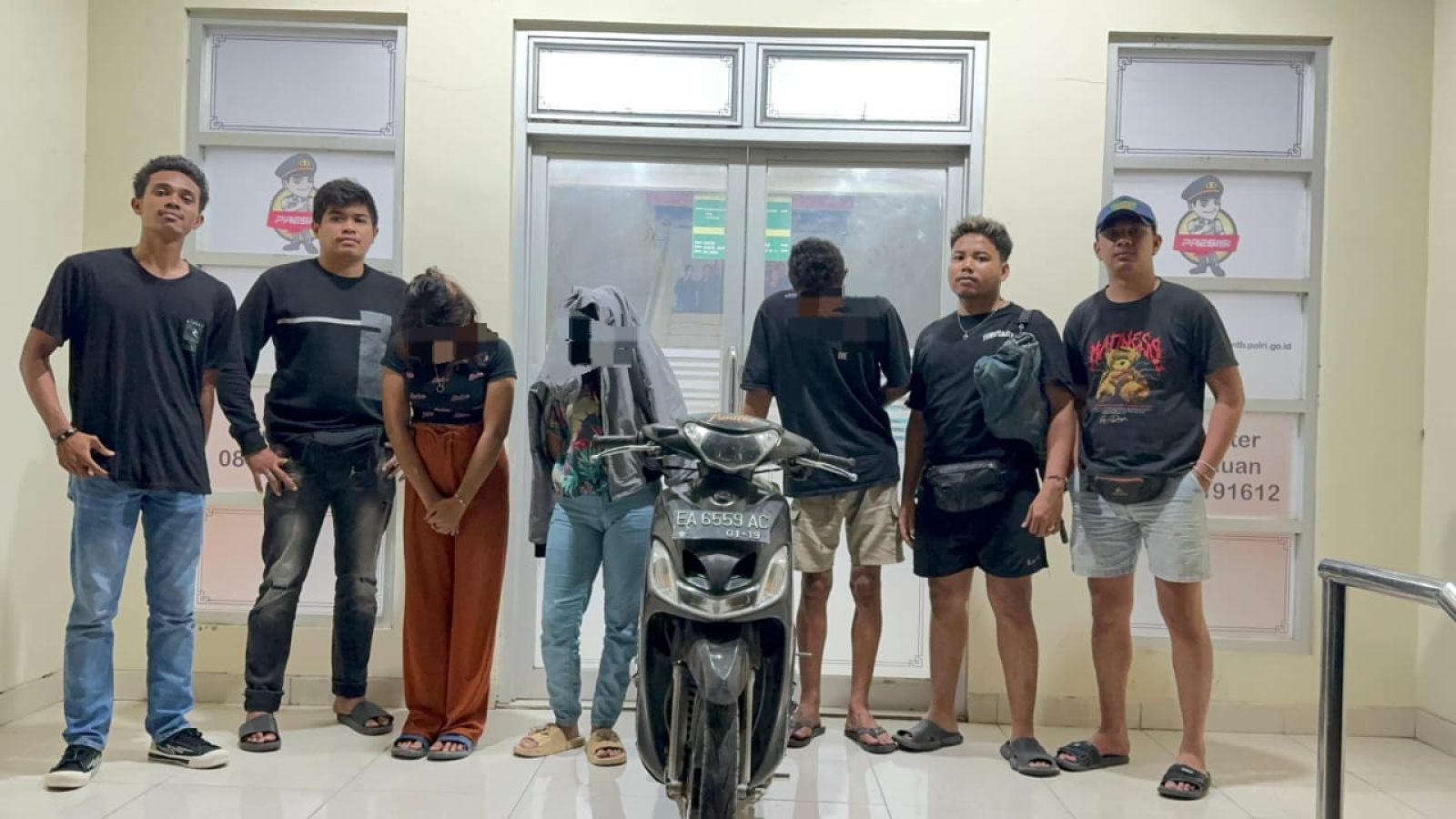 Dua Wanita dan Satu Pria Ditangkap Polres Sumbawa Barat Sekongkol Curanmor