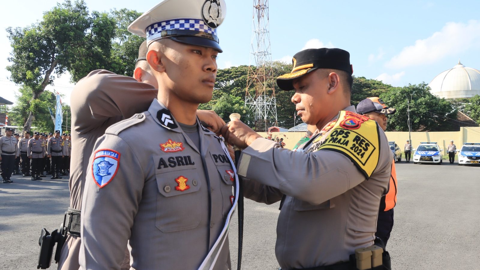 Polres Loteng Apel Gelar Pasukan Zebra Rinjani 2024