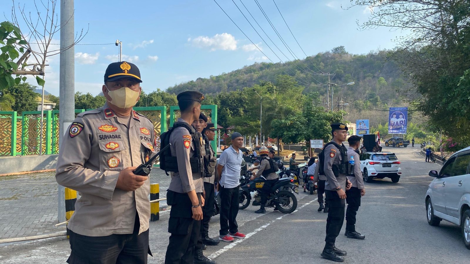 Lima Titik Kampanye Pilkada 2024 Diamankan Polres  Bima