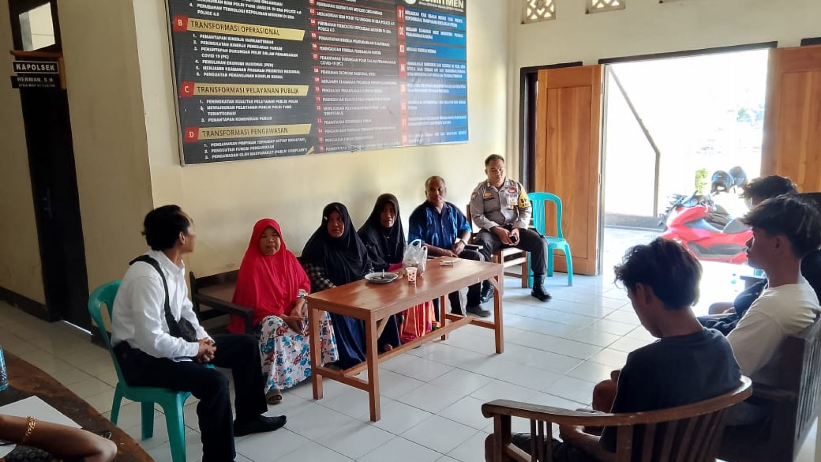 Polsek Sekongkang Pilih Mediasi Selesaikan Kasus ABH