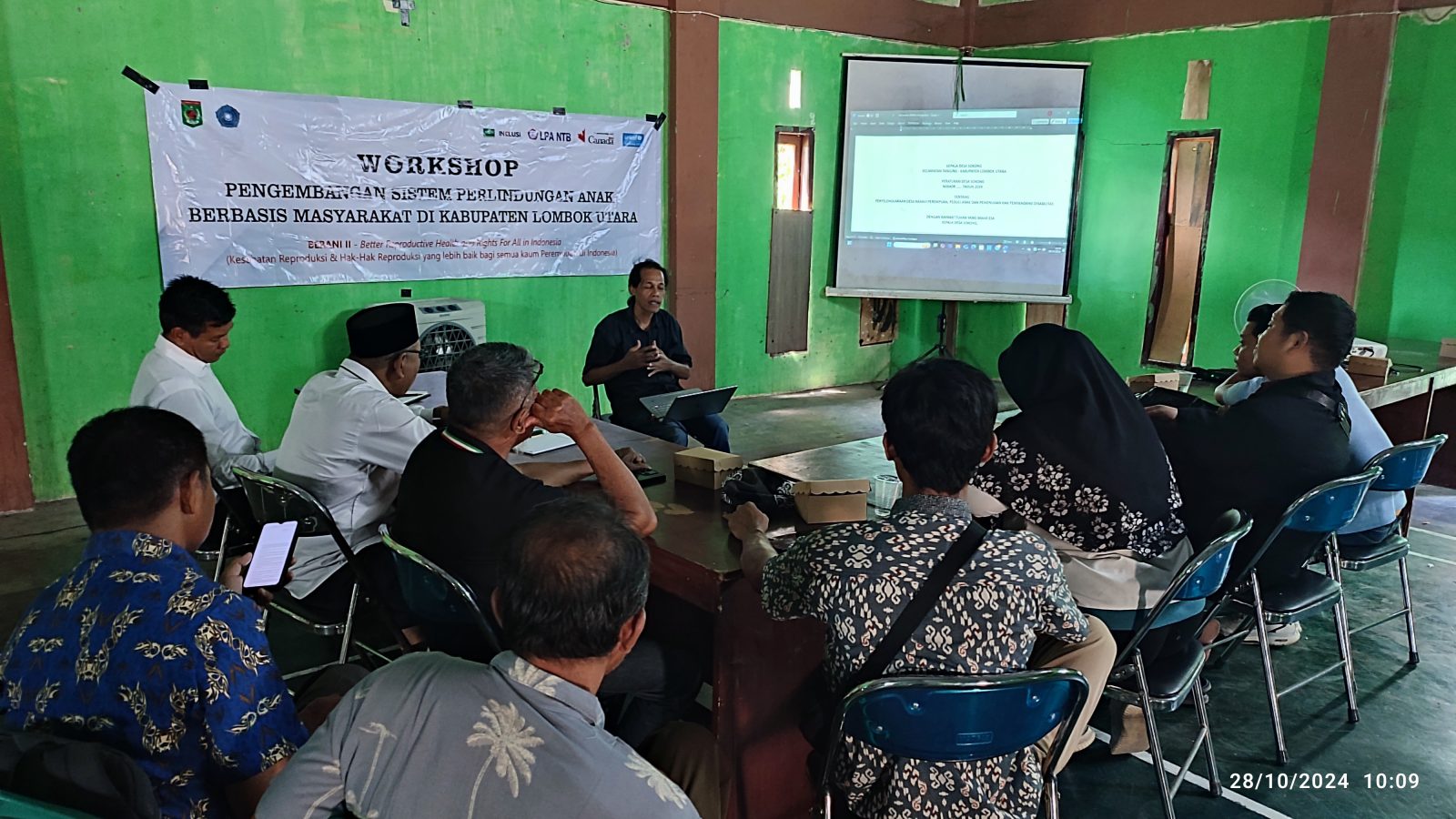 Workshop Pengembangan Sistem Perlindungan Anak Berbasis Masyarakat, Kades Nilai Penting Perdes DRPPA