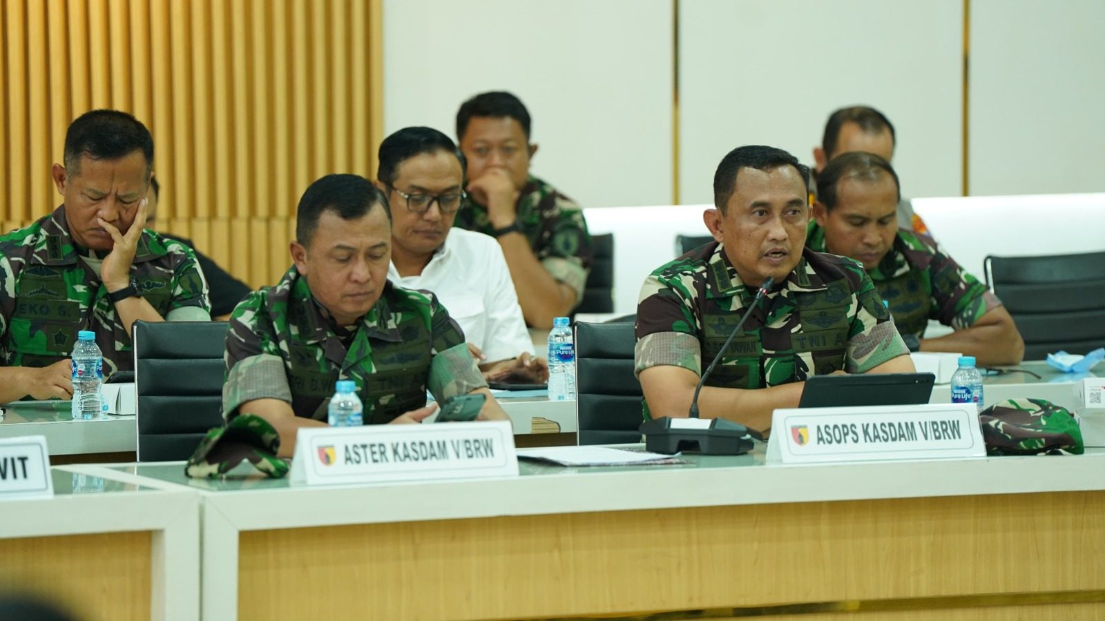 Kodam Brawijaya dan Polda Jatim Gelar Rakor Pengamanan Pemilukada Serentak