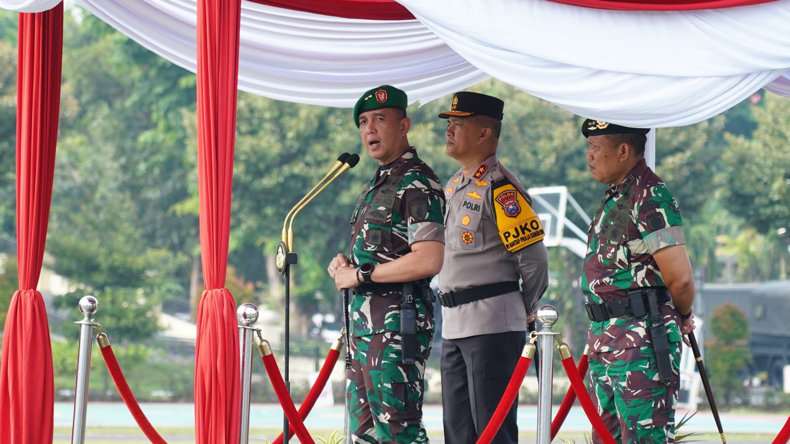Mayjen TNI Rudy Saladin Tegaskan Sinergitas Kawal Pengamanan Pemilukada Serentak di Jatim