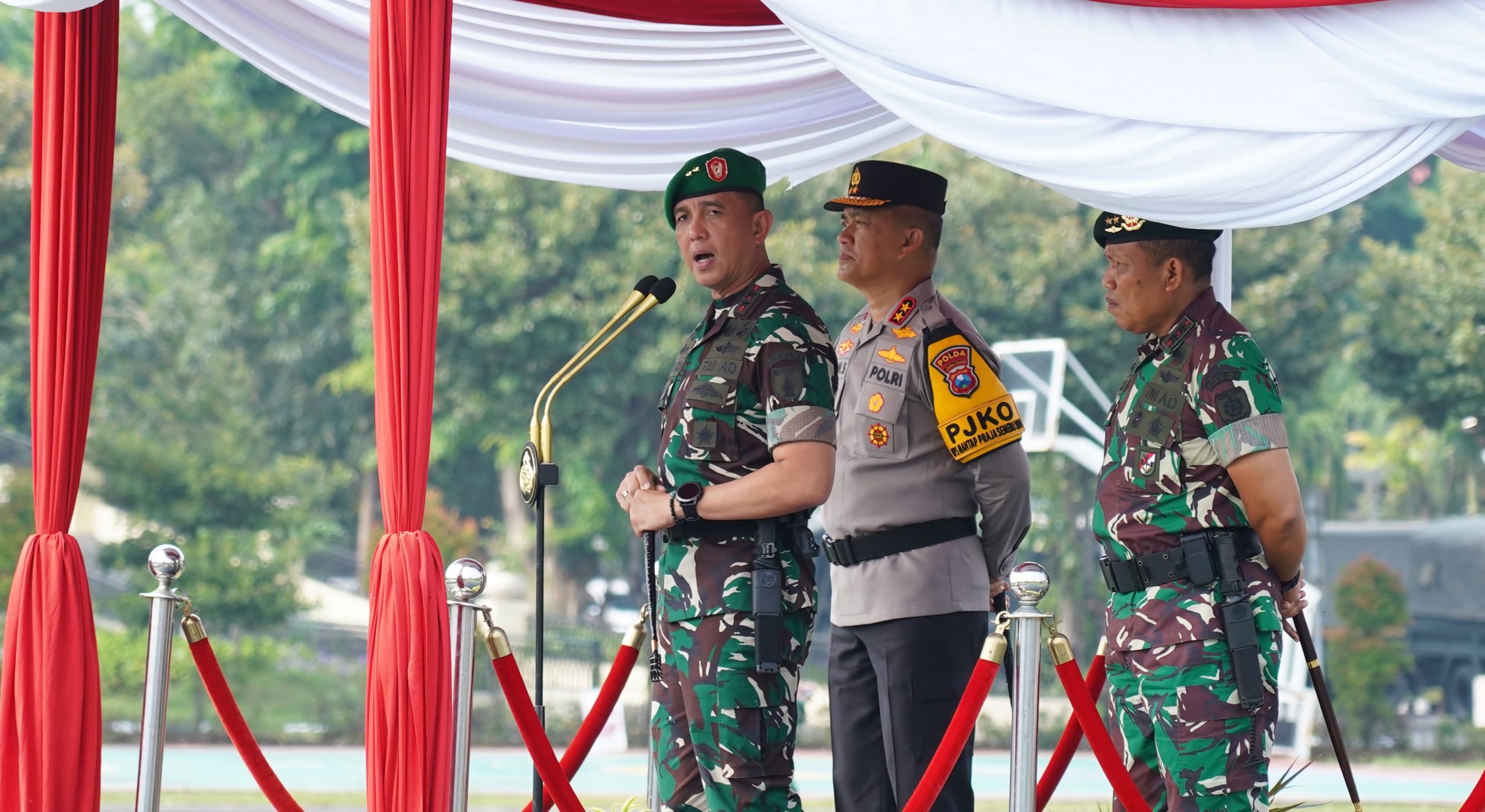 Mayjen TNI Rudy Saladin Tegaskan Sinergitas Kawal Pengamanan Pemilukada Serentak di Jatim