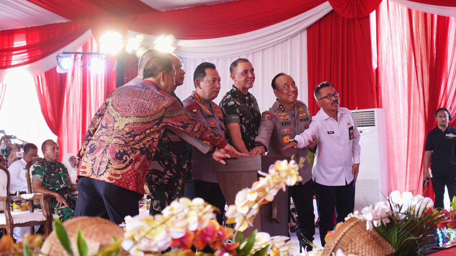 Pangdam Brawijaya Turut Serta Resmikan Program Gugus Tugas Polri Dukung Ketahanan Pangan