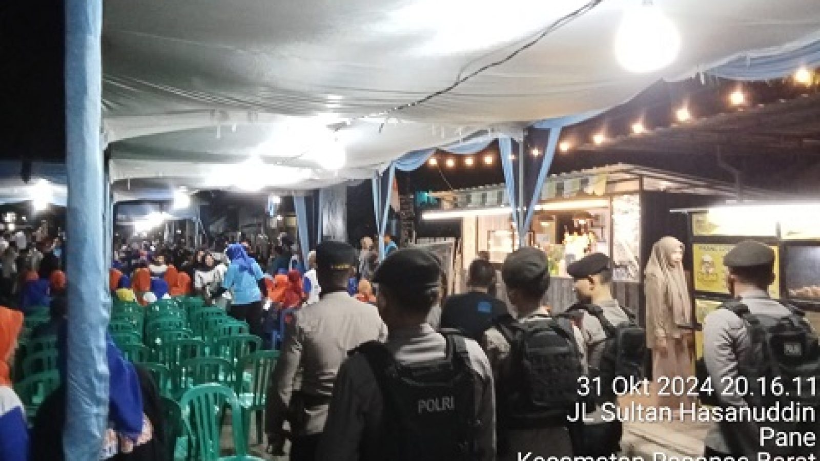 Blusukan Paslon Kepala Daerah, Satgas Preventif Polres Bima Kota Kawal Pengamanan