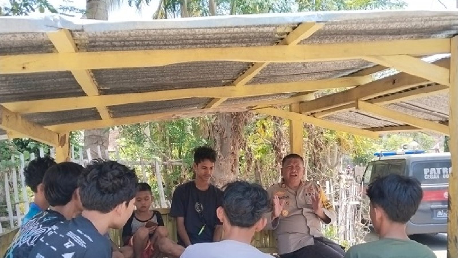 Desa Kambilo Disasar Jumat Curhat Sat Binmas Polres Bima Kota 