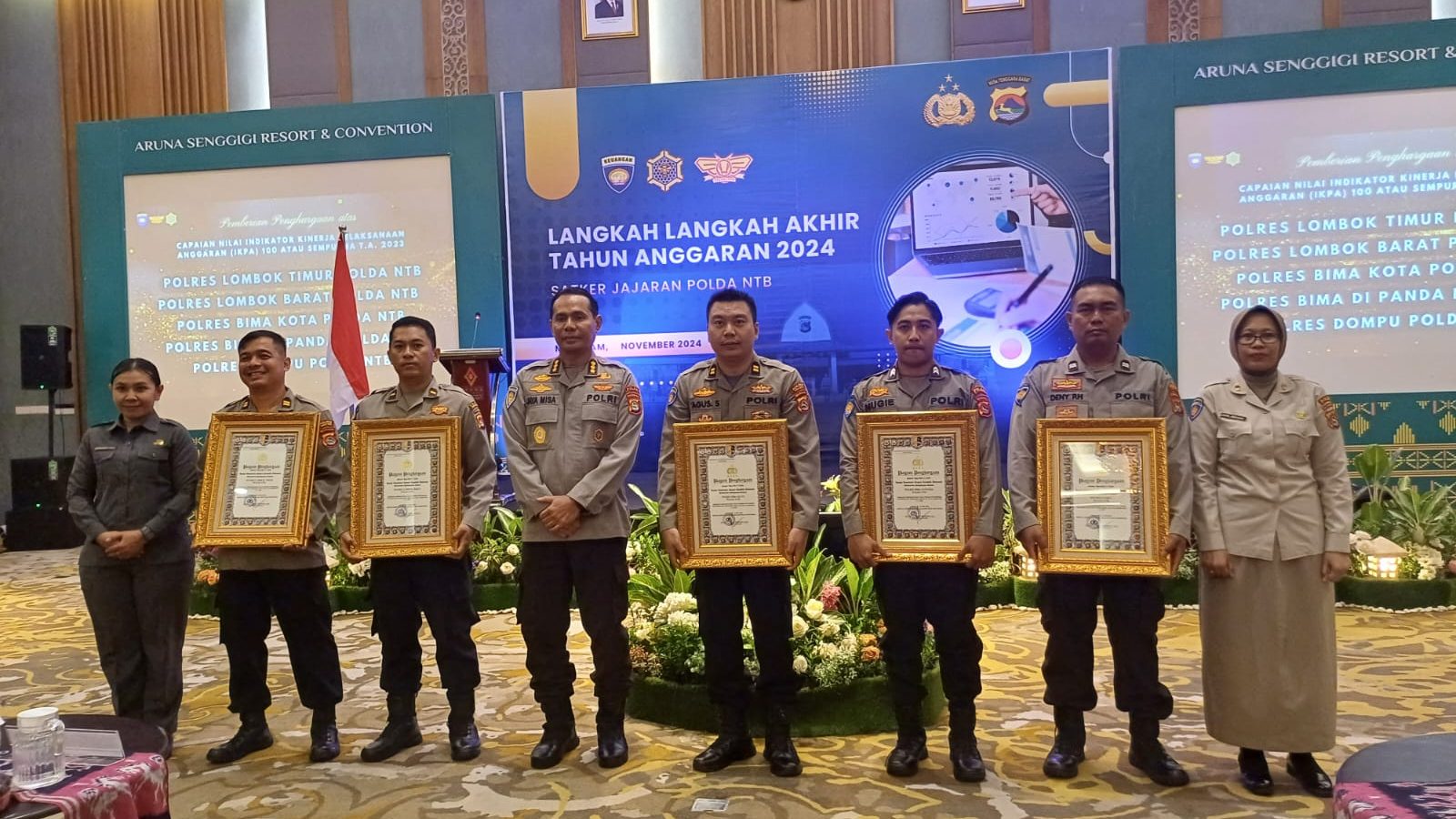 Sempurna, Polres Bima Kota Raih Penghargaan IKPA Terbaik dari Kapolri