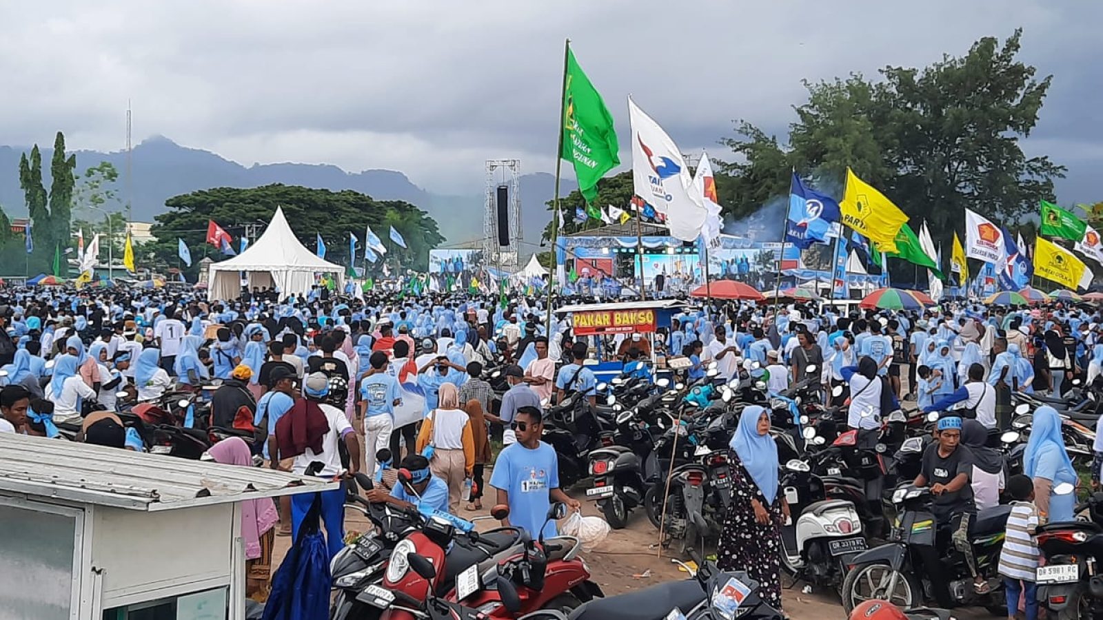 Kampanye Akbar Paslon Bupati dan Wakil Bupati, Polres Lombok Utara Terjunkan 238 Personil