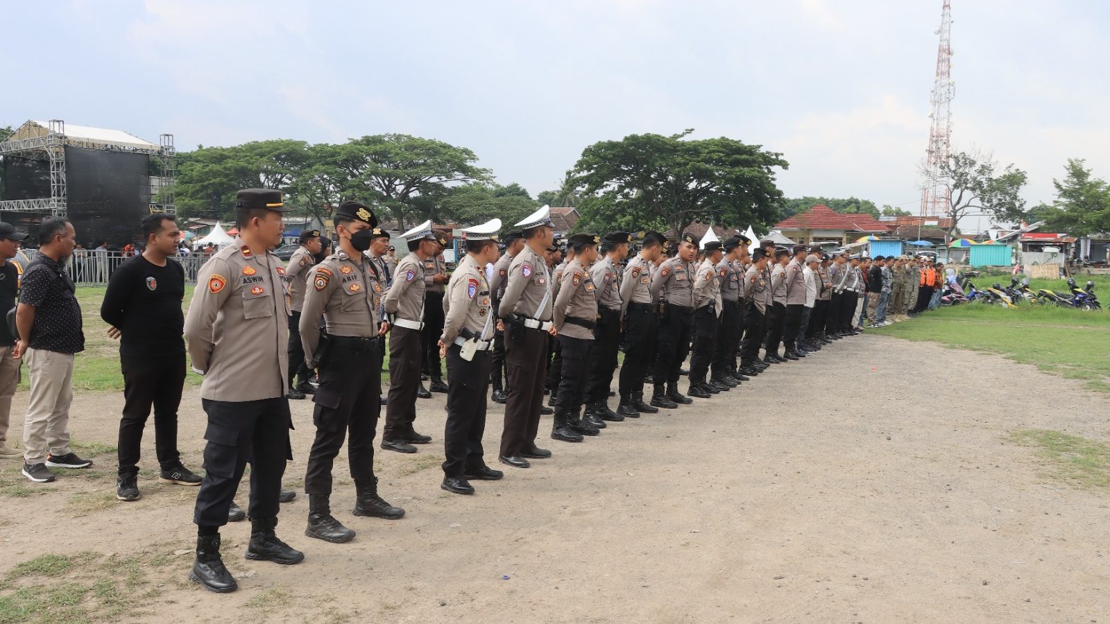 Sebanyak 259 Personil Gabungan Amankan Kampanye Terbuka di Lombok Tengah