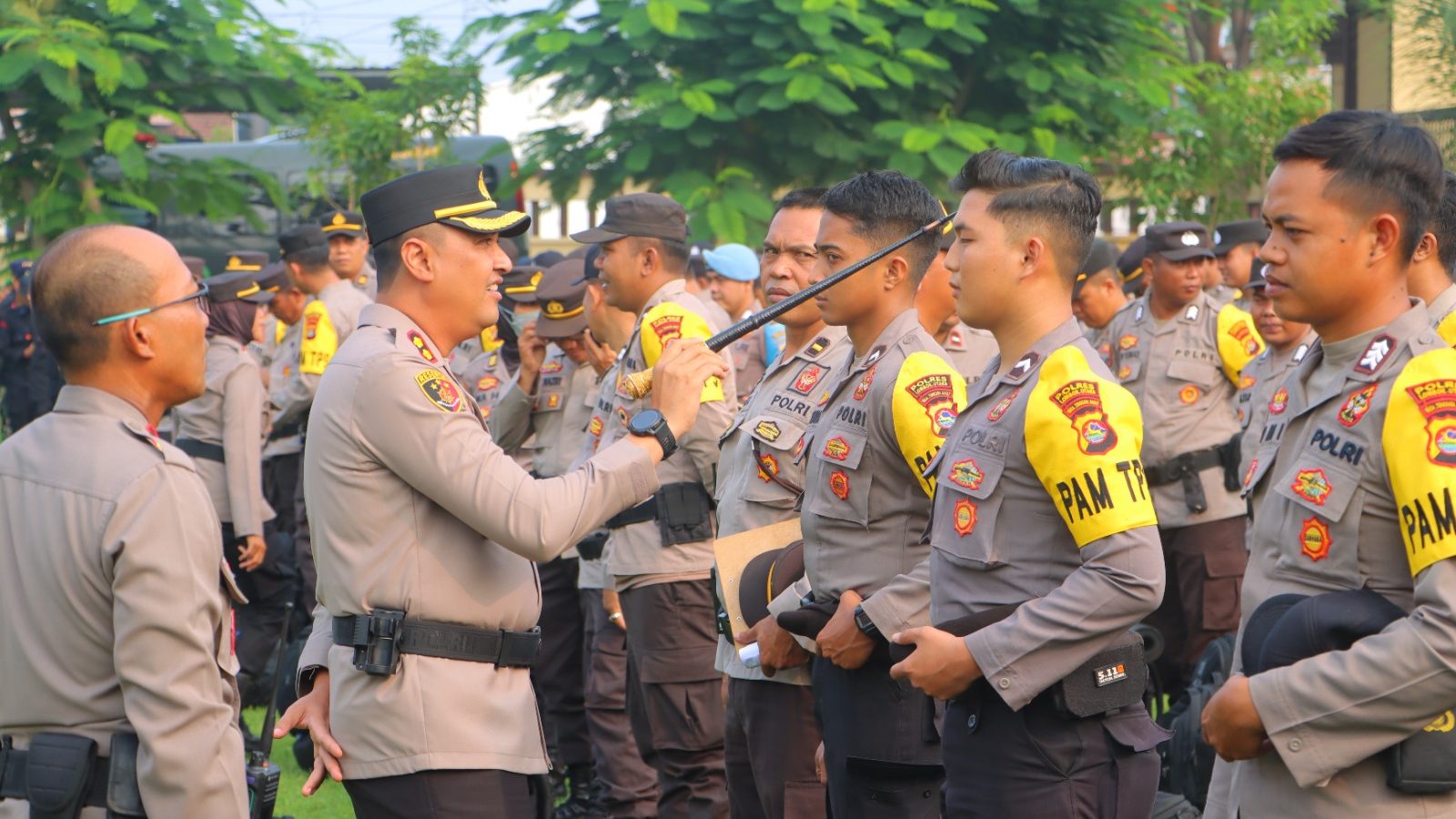 Polres Lombok Utara Ternjunkan 480 Personil Amankan Pilkada
