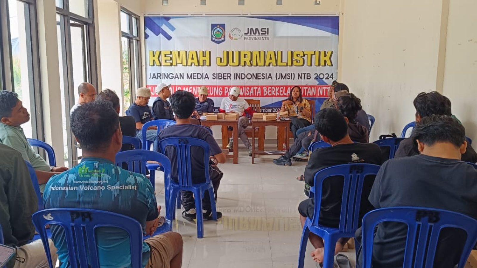 Kemah Jurnalistik, JMSI Komitmen Dukung Pariwisata NTB Berkelanjutan