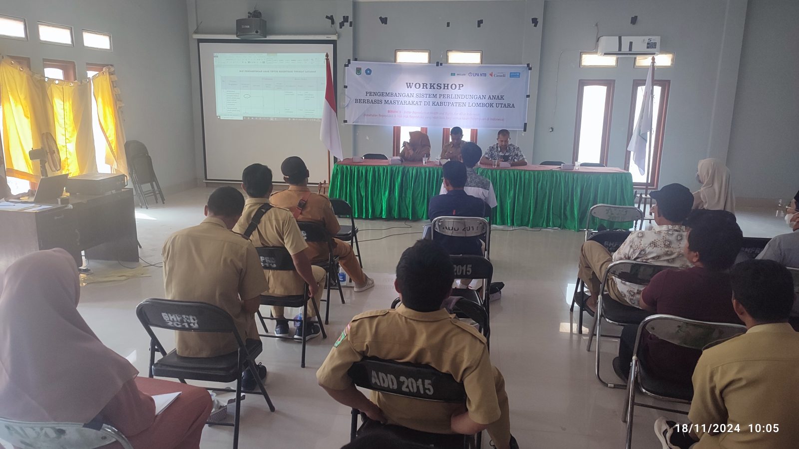 Workshop Pengembangan Sistem Perlindungan Anak di Bayan, Kades Utarakan Bulan Rawan Perkawinan Anak