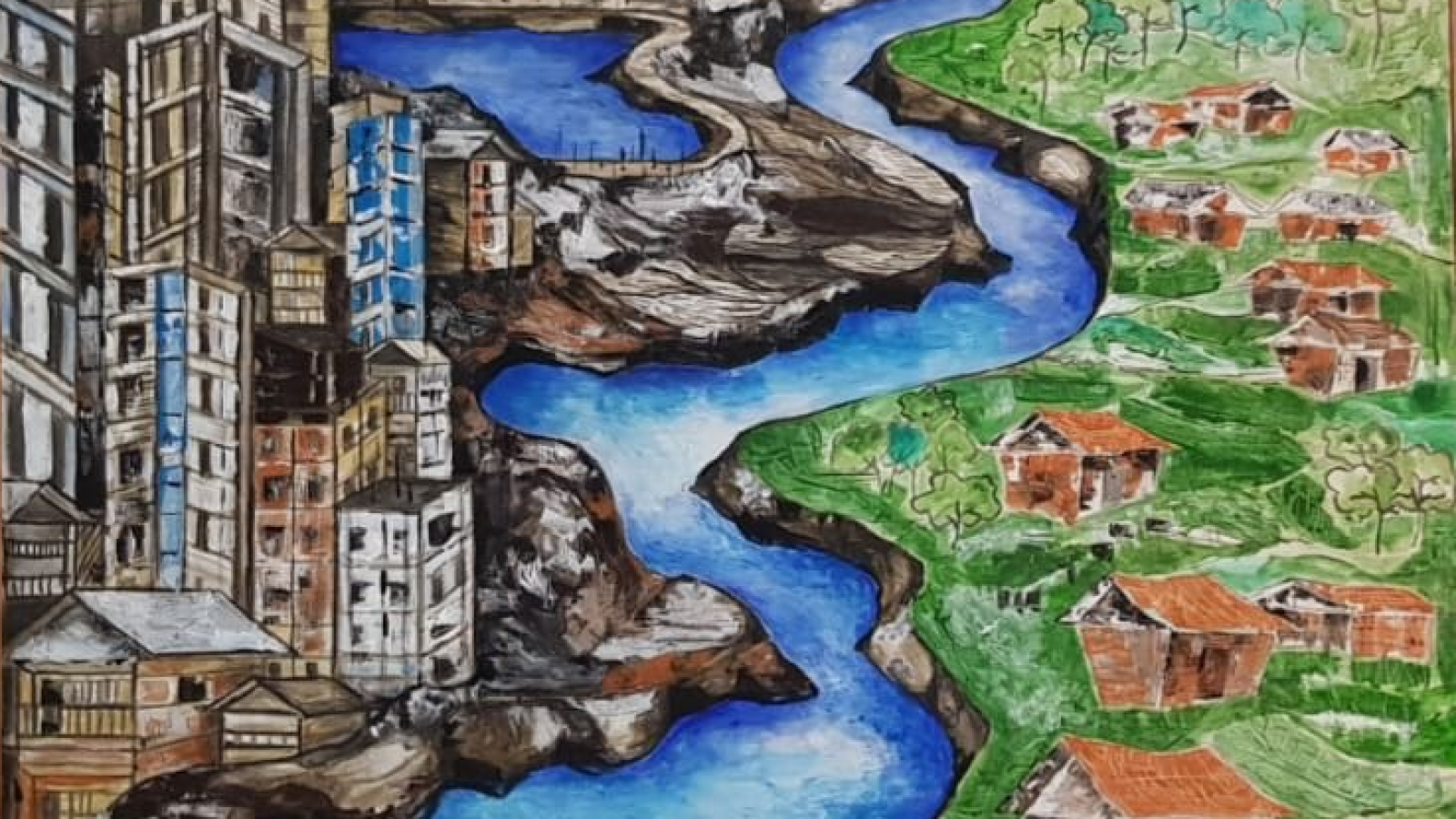 Karikatur Kampung Seberang Kali